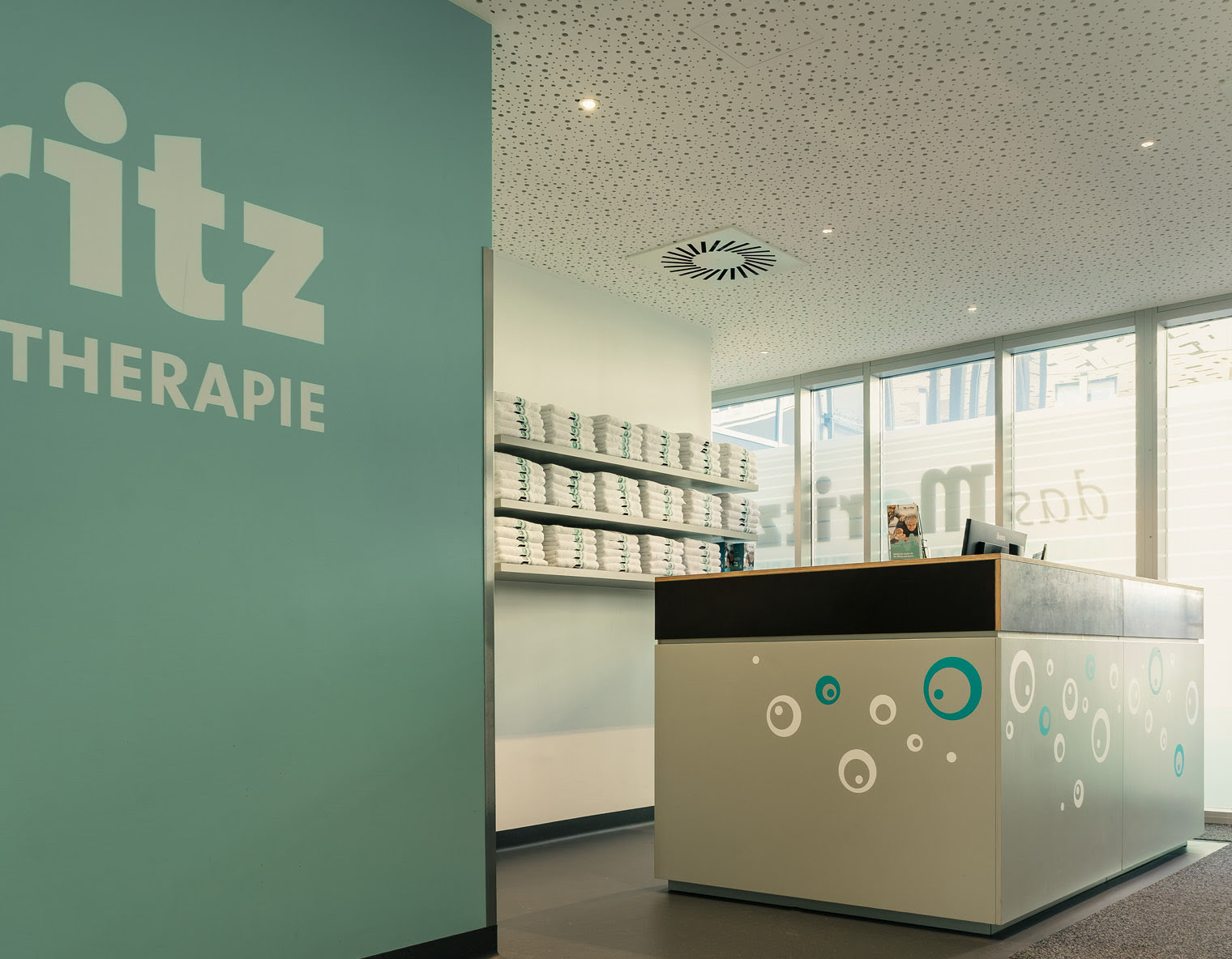 Einladender Eingangsbereich des das Moritz