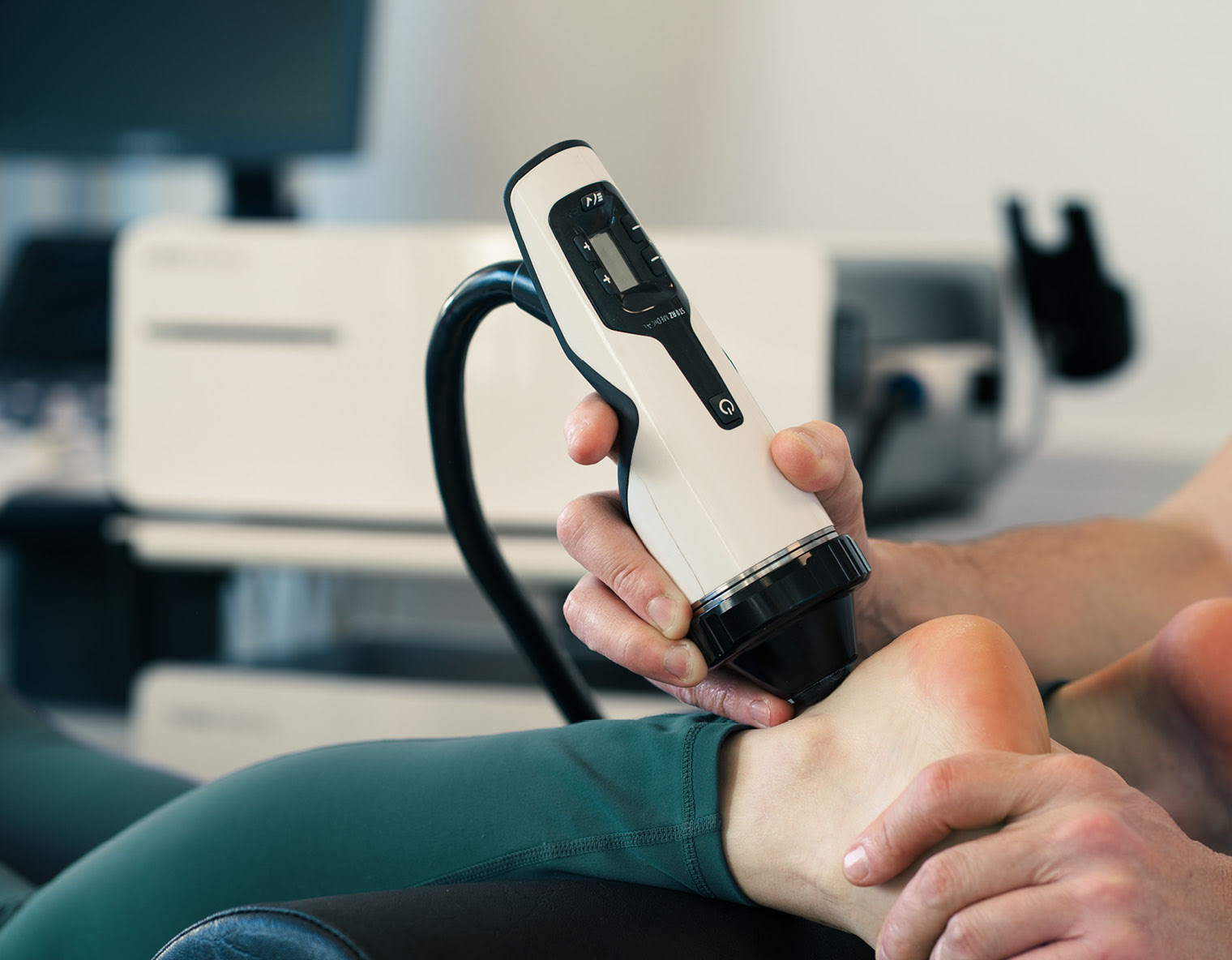 Sto&szlig;wellentherapie an der Ferse